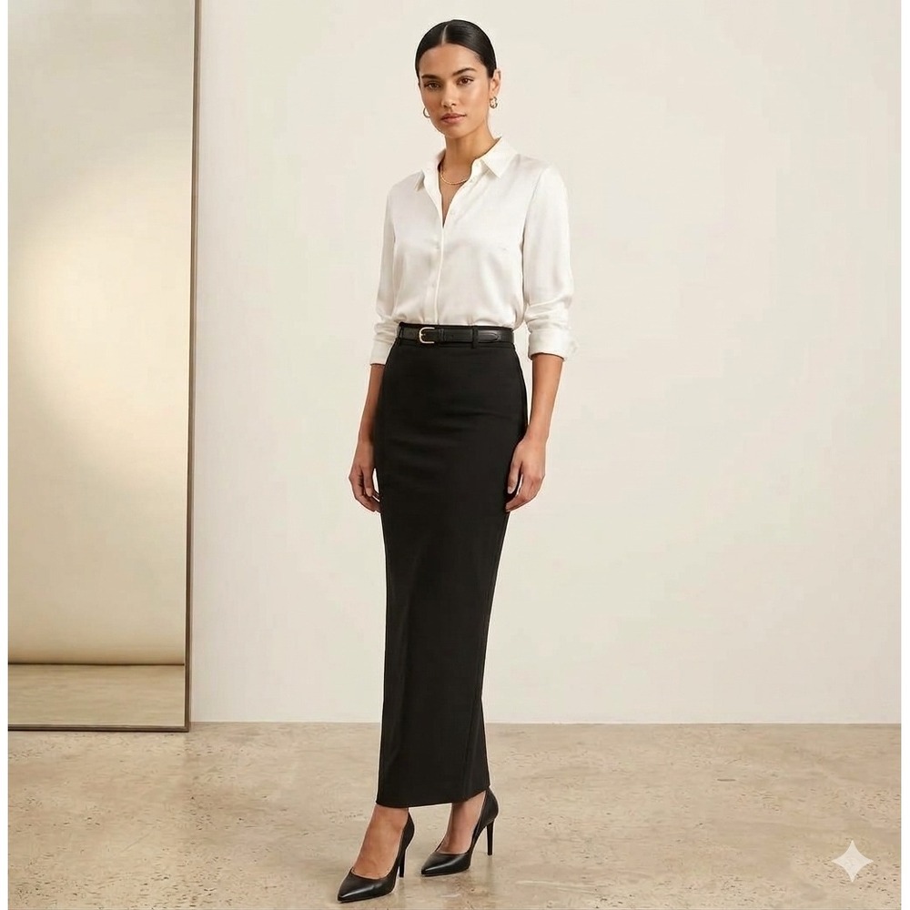 SHEIN Curve Plus black pencil skirt Size 3XL